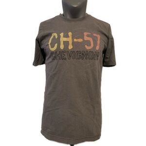 Chevignon Mens Gray Crew Neck Short Sleeve Top T Shirt Large